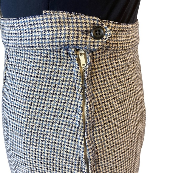 Vintage Snyder Craft Wool Checkered Pencil Skirt - Picture 12 of 14